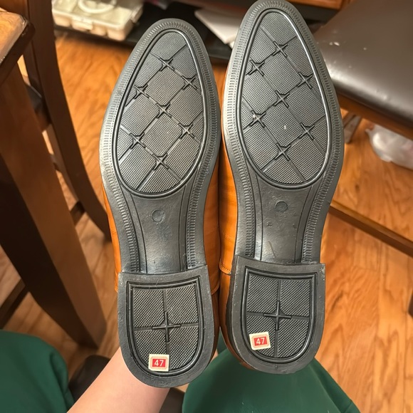 Men’s Dress shoes, light brown, size 12 - Picture 2 of 8